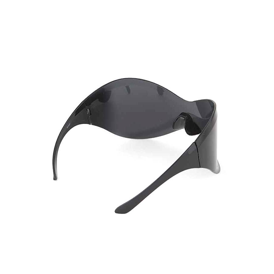 Tiffianie Iconic Rimless Contour Shield Sunglasses