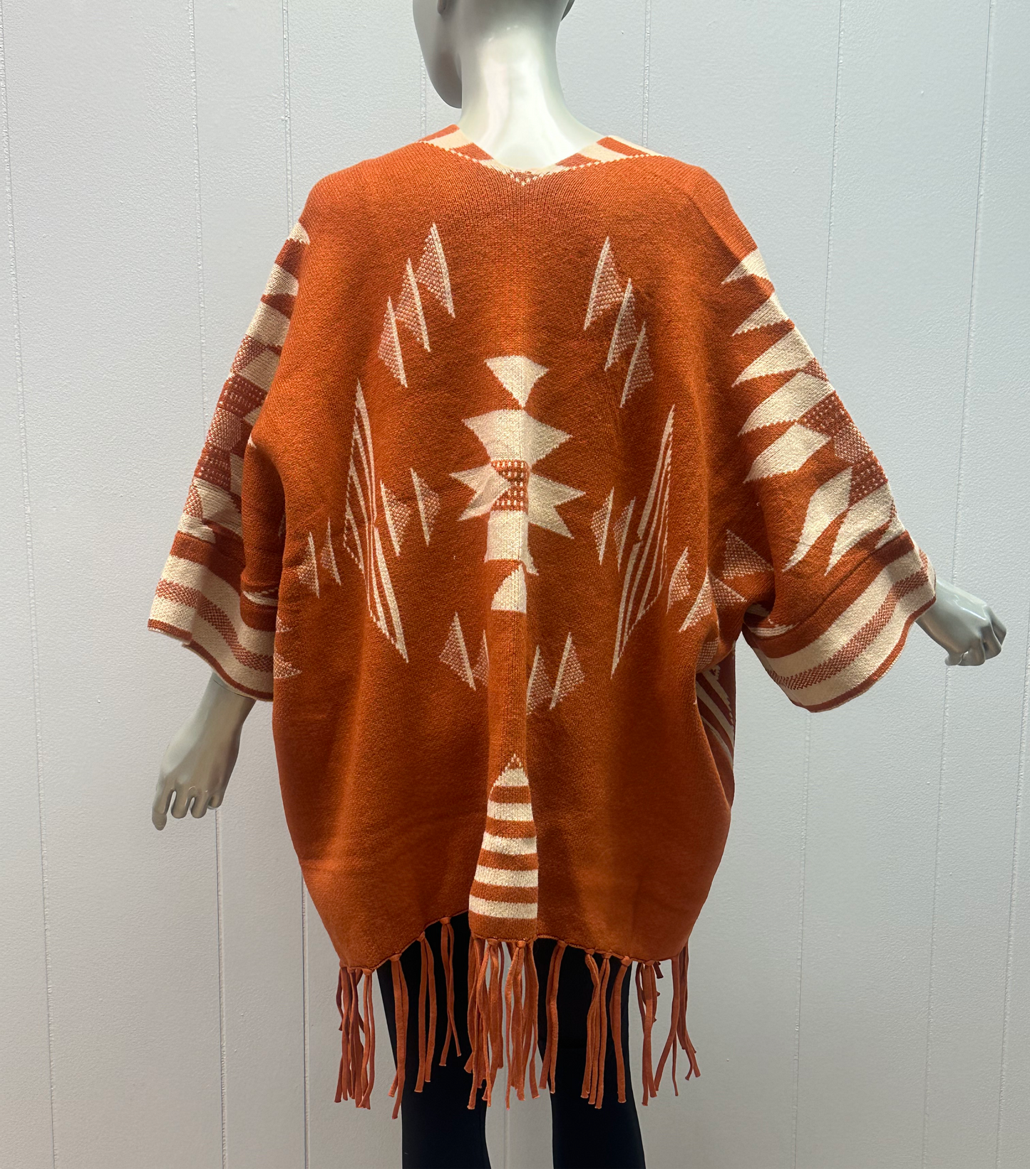 A-Mazing Fringed Ruana