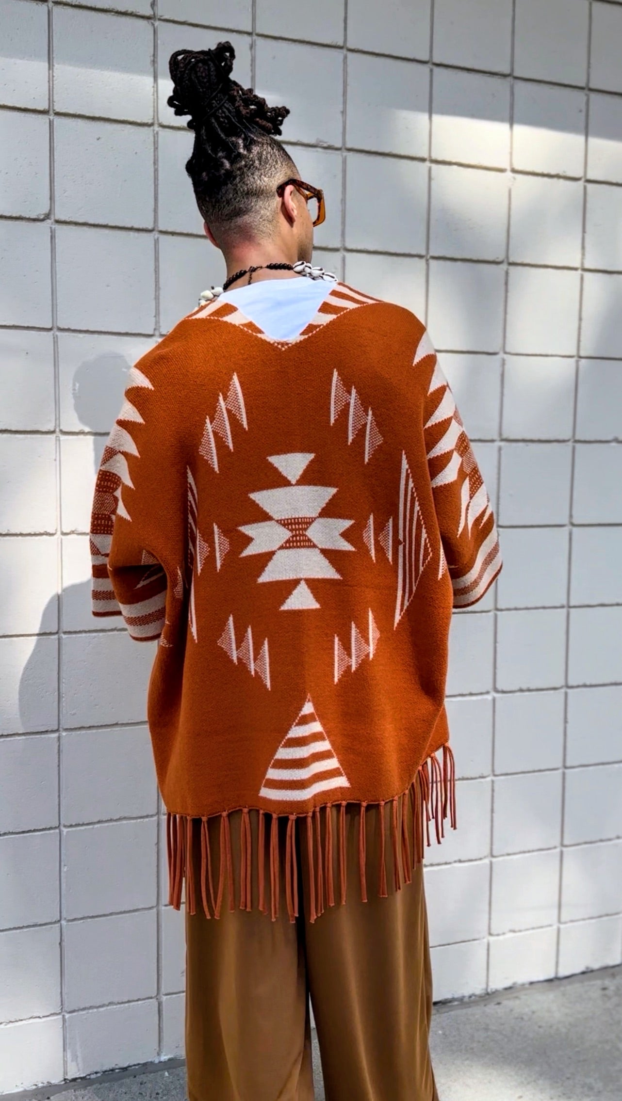 A-Mazing Fringed Ruana