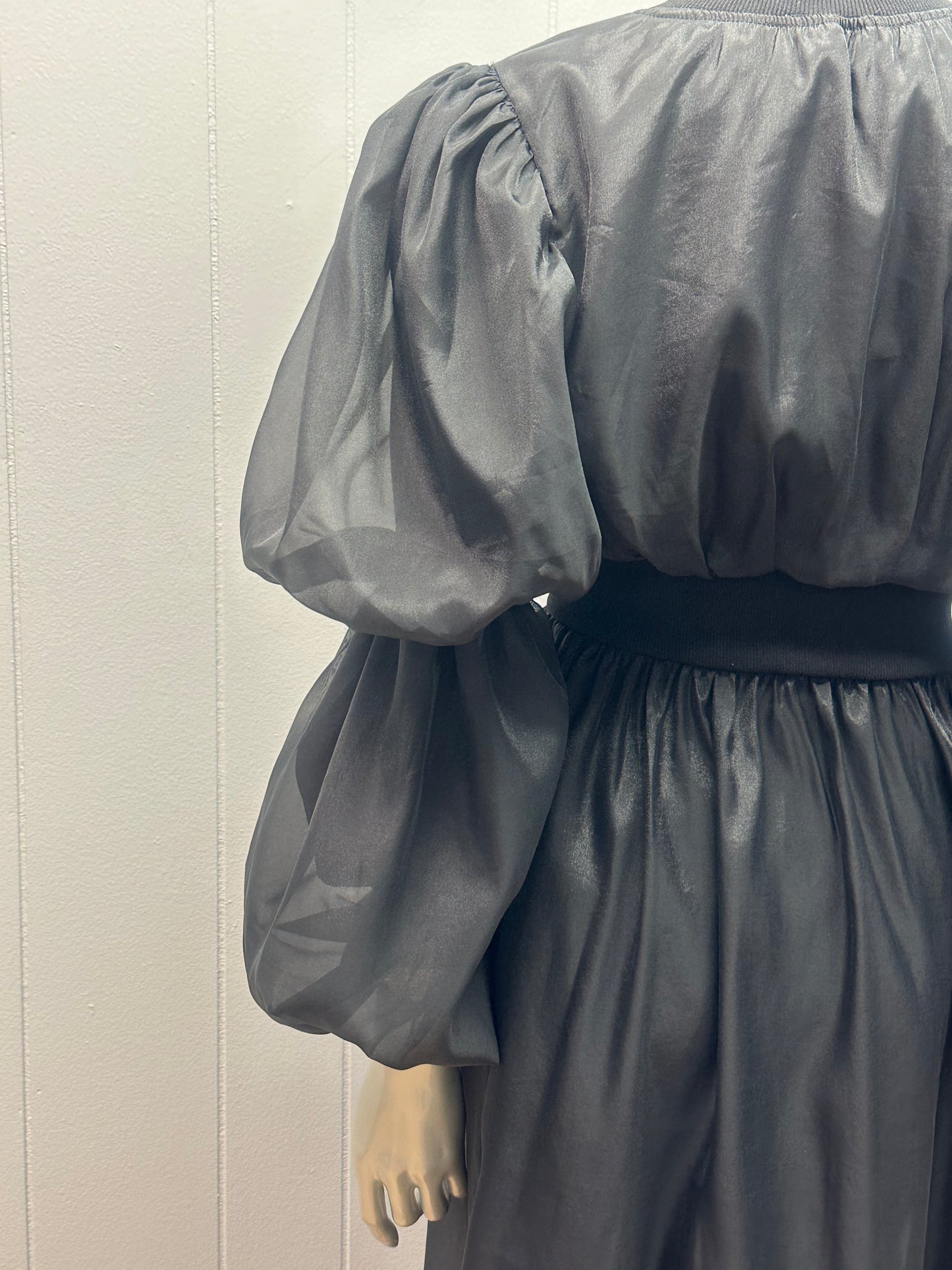 Night Out Black Sheer Shirt Jacket