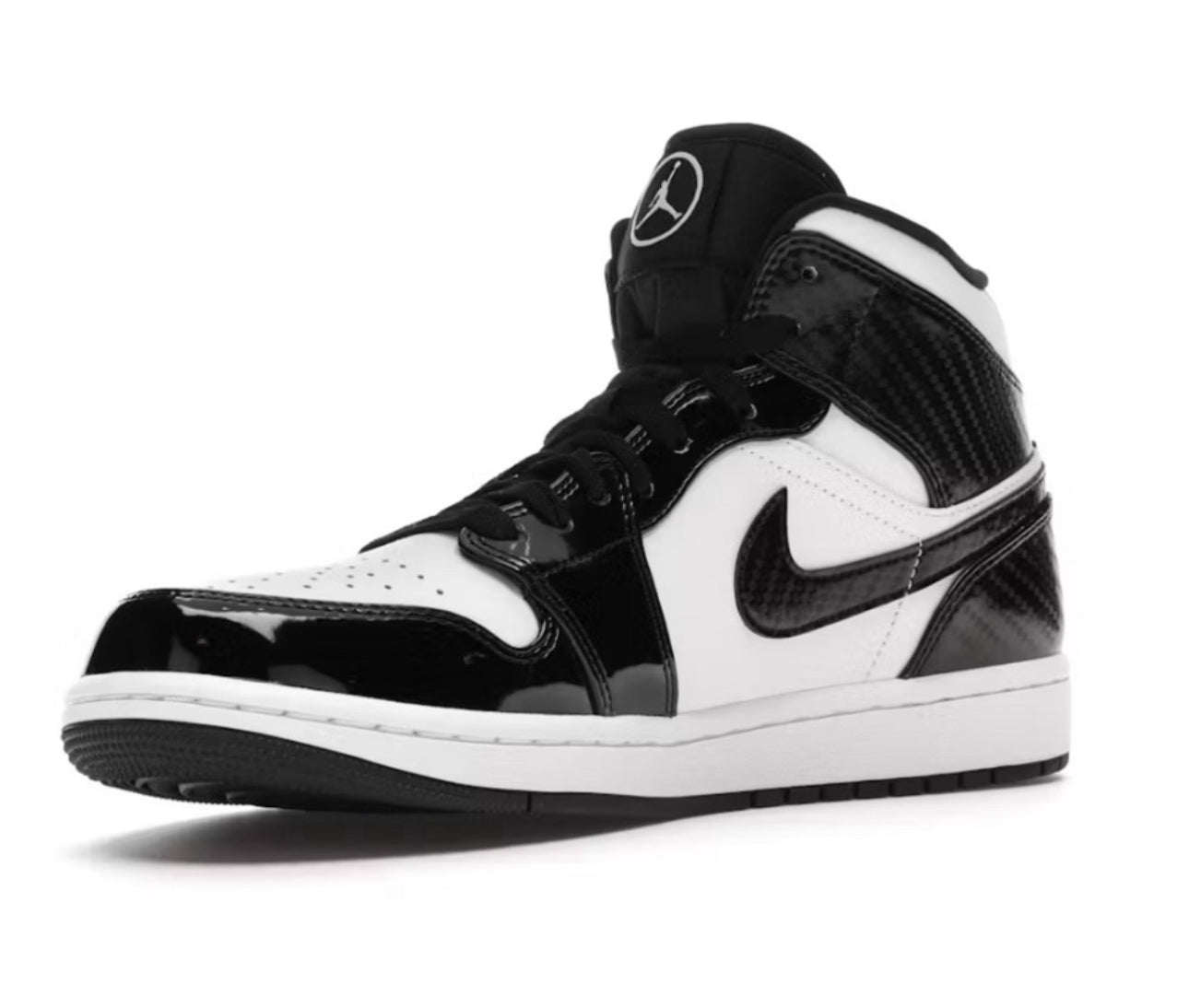 Jordan 1 Mid Carbon Fiber All Star Black/White