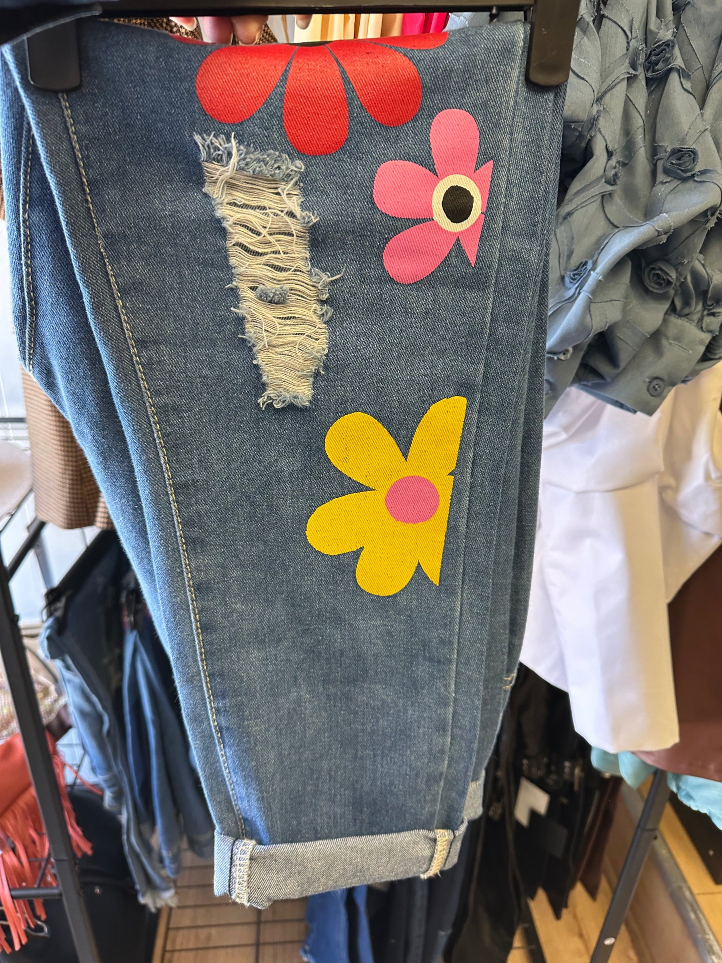 Flower Power Jeans