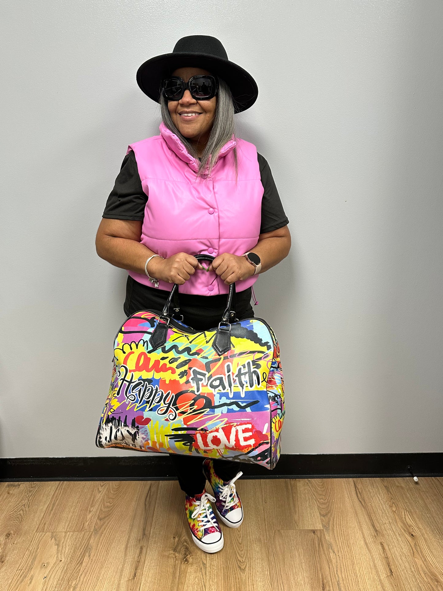 Stacey Pink Puffer Vest