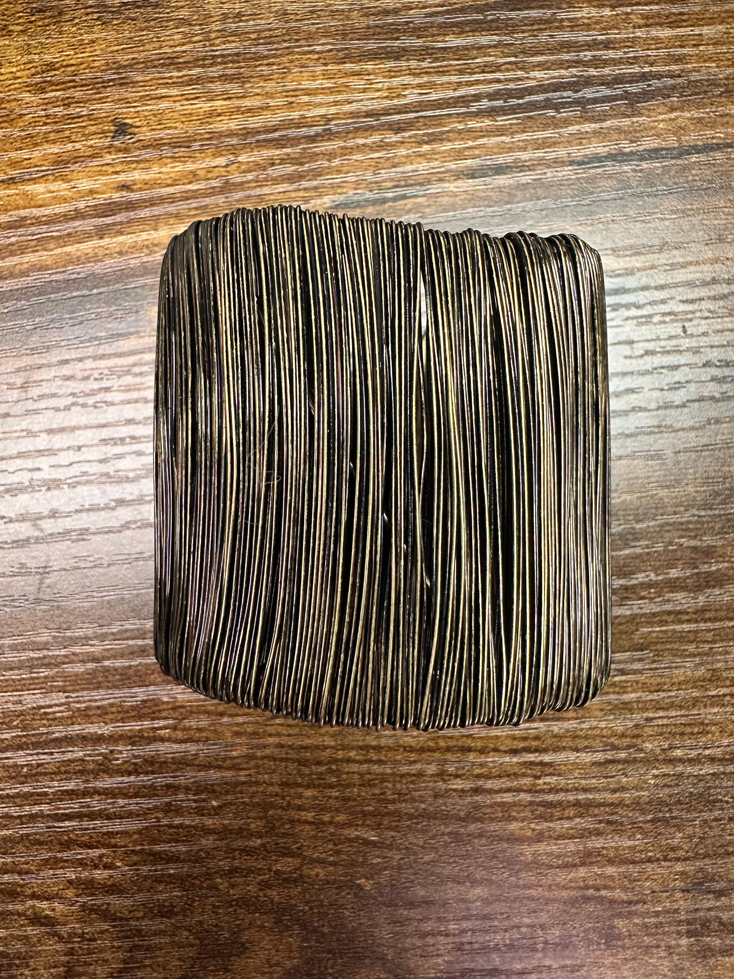 Brass Bamboo Cuff Bracelet