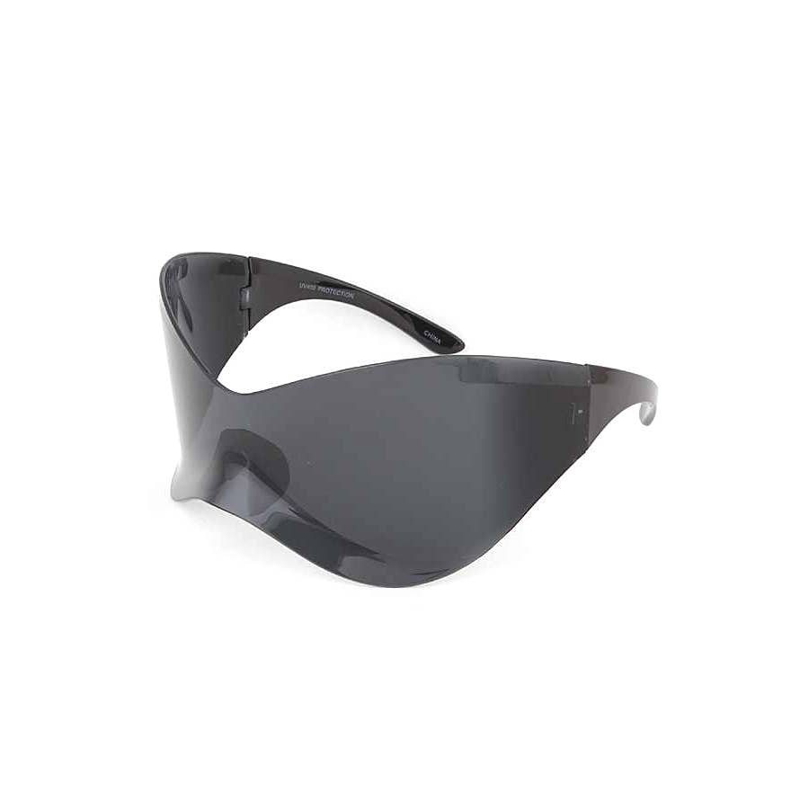 Tiffianie Iconic Rimless Contour Shield Sunglasses