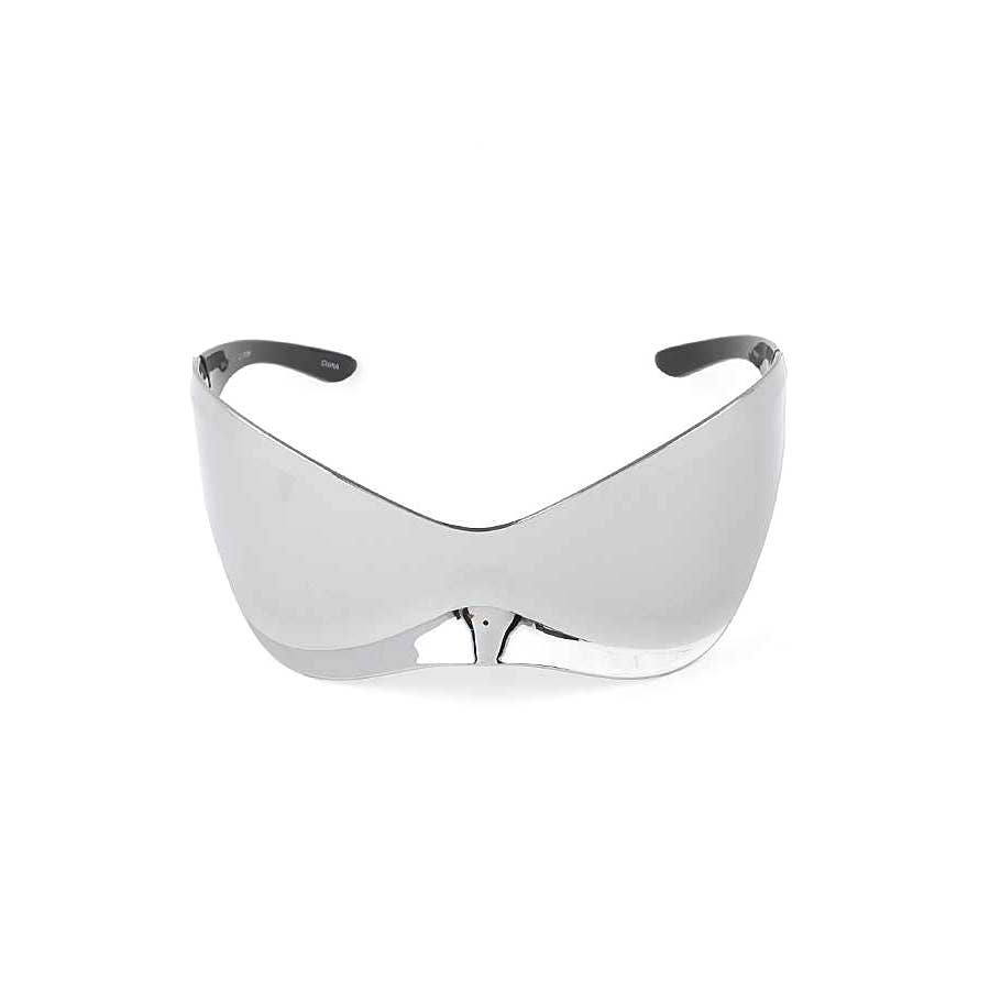 Tiffianie Iconic Rimless Contour Shield Sunglasses
