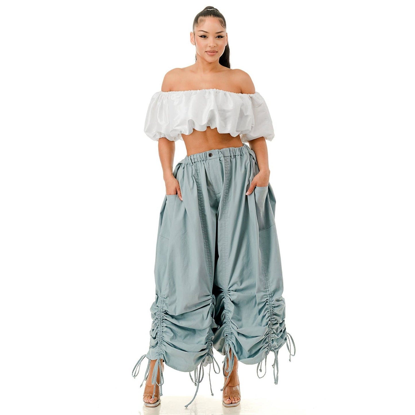SWAYING RHYTHM PALAZZO PANTS