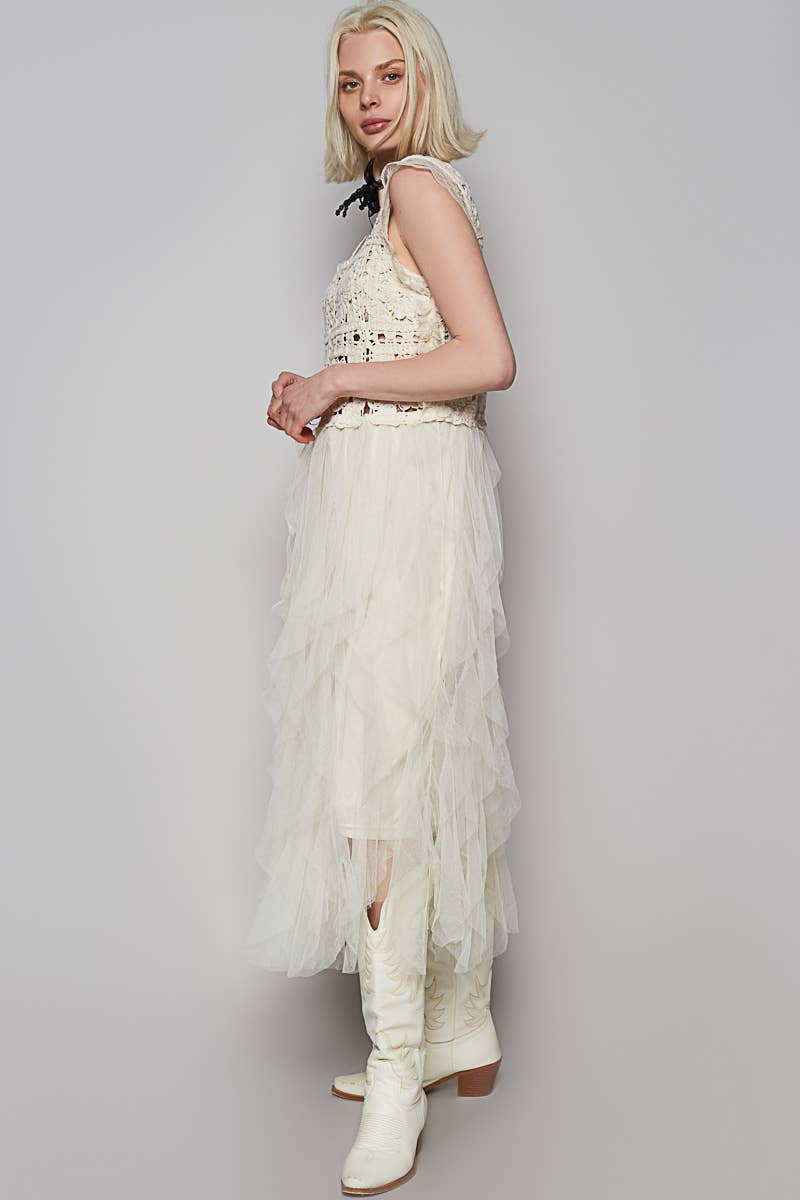 Crochet Mesh Dress