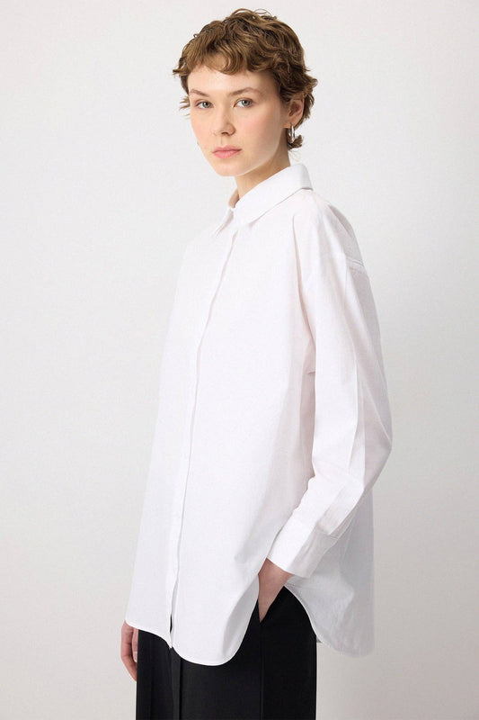 COTTON OVERSIZE SHIRT