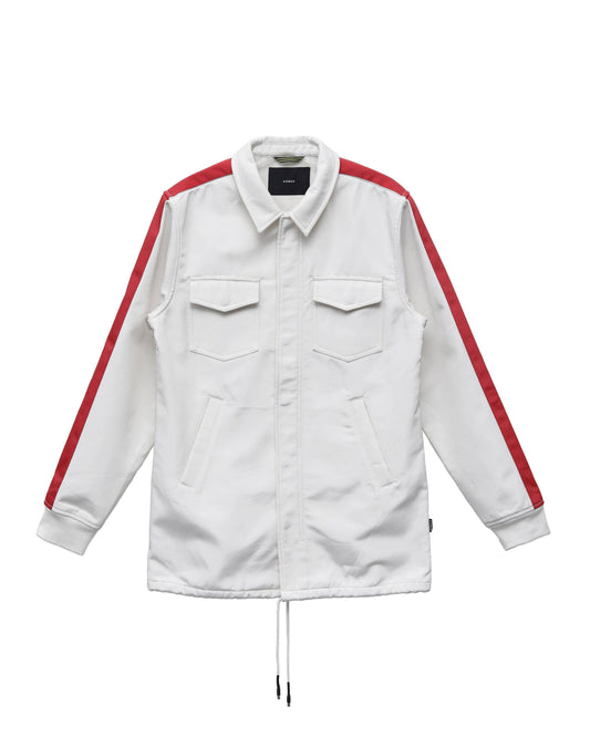Konus Men's Bonded Fabric Coaches Jacket in White