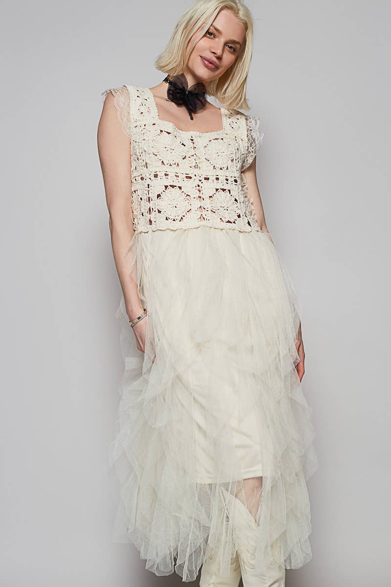 Crochet Mesh Dress