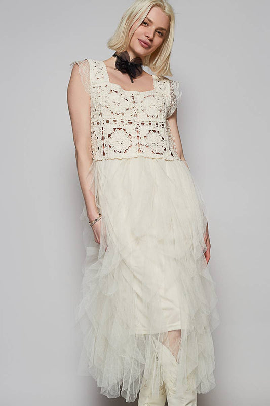 Crochet Mesh Dress