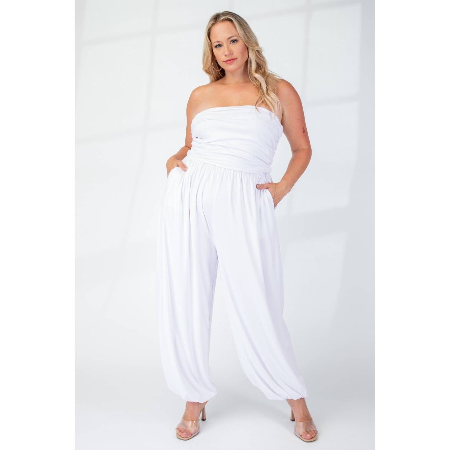 Royalty Soft Knit Strapless Jumpsuit