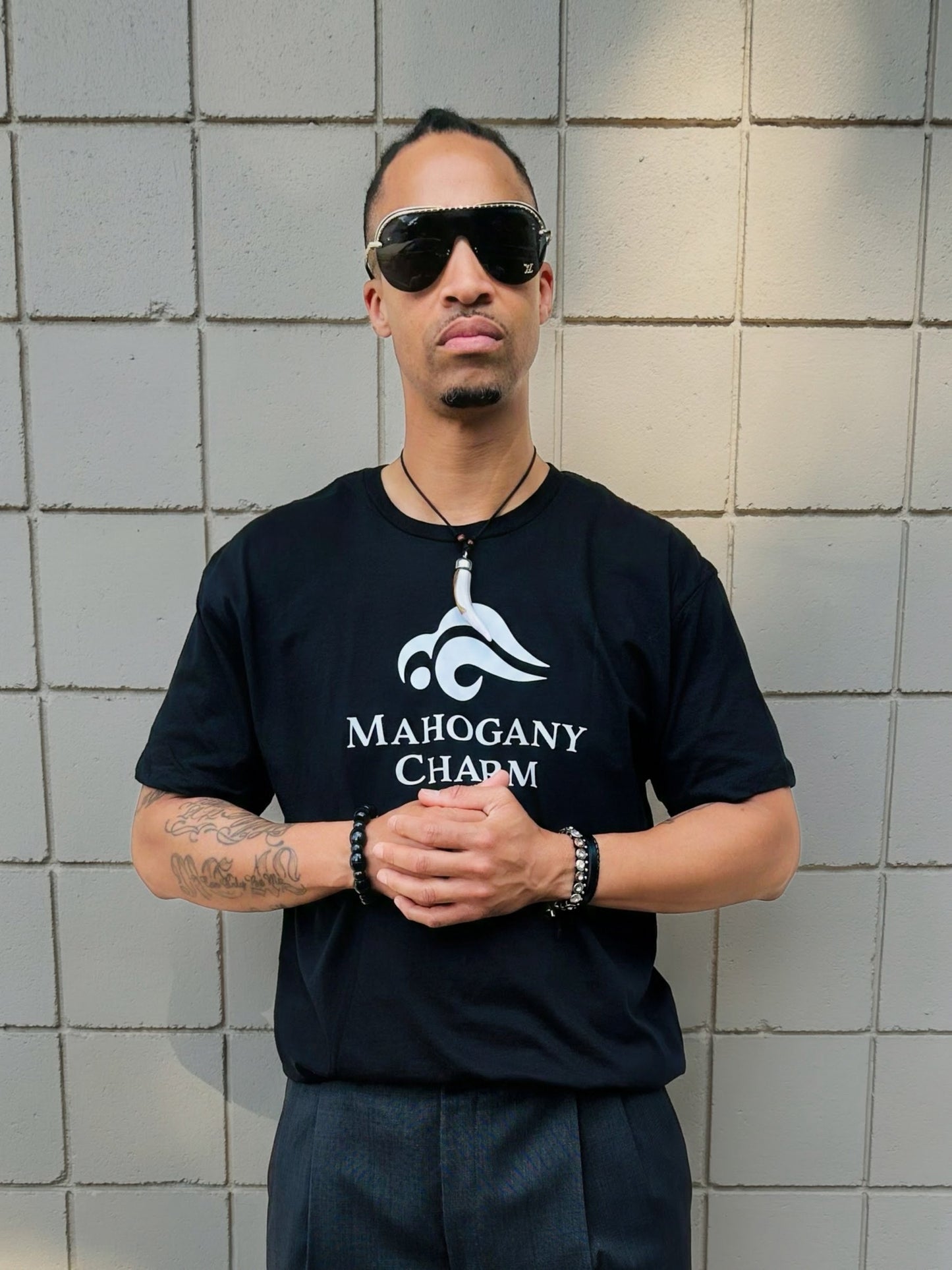 Mahogany Charm Logo Tee Unisex