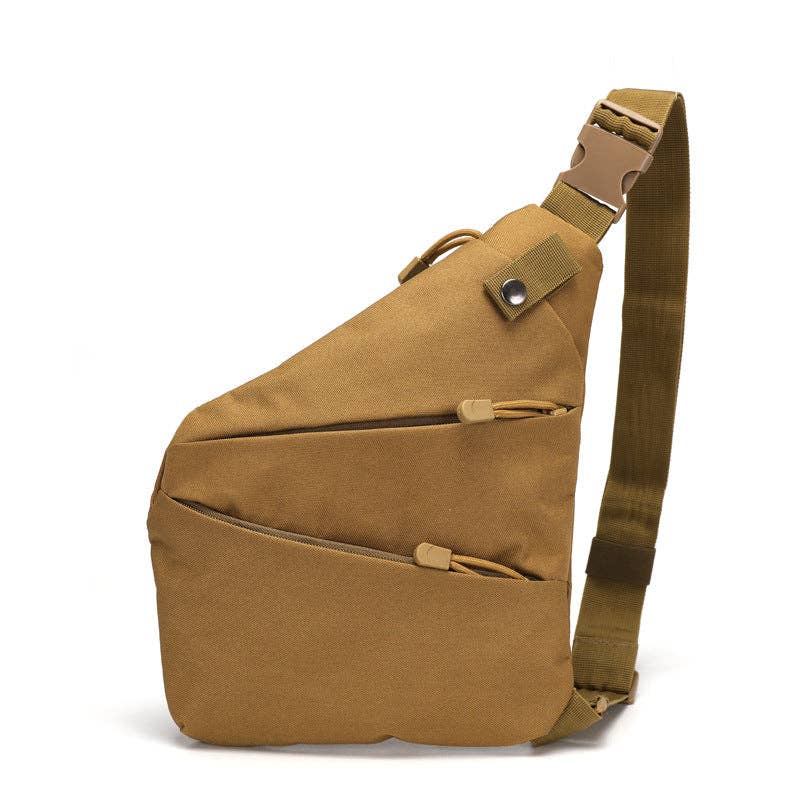 Camouflage Canvas Crossbody Bag Waterproof Outdoor Sports Pack