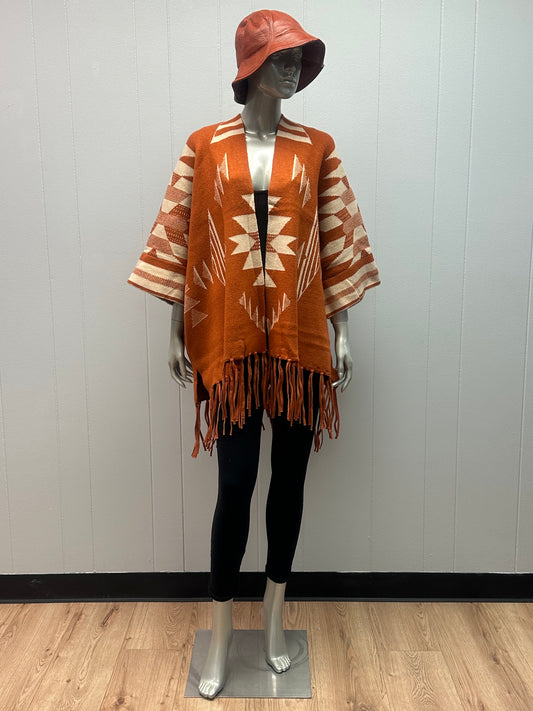 A-Mazing Fringed Ruana