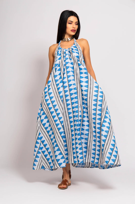 ZAKYNTHOS HALTER DRESS