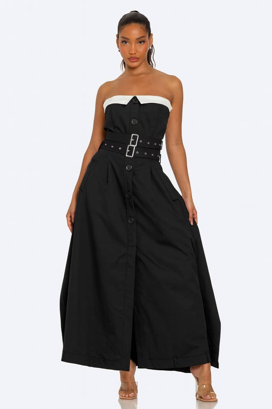 PLUS SIZE Chantel Reinvented Trench Maxi Dress