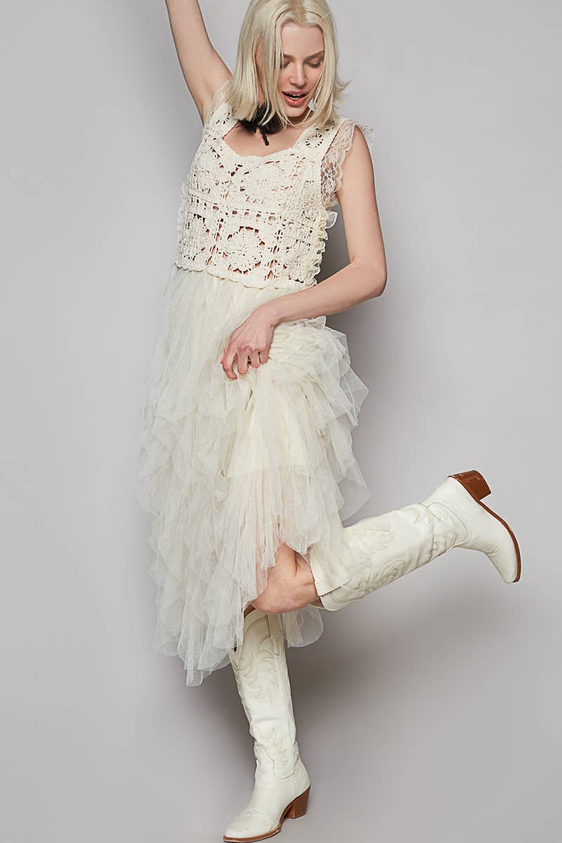 Crochet Mesh Dress