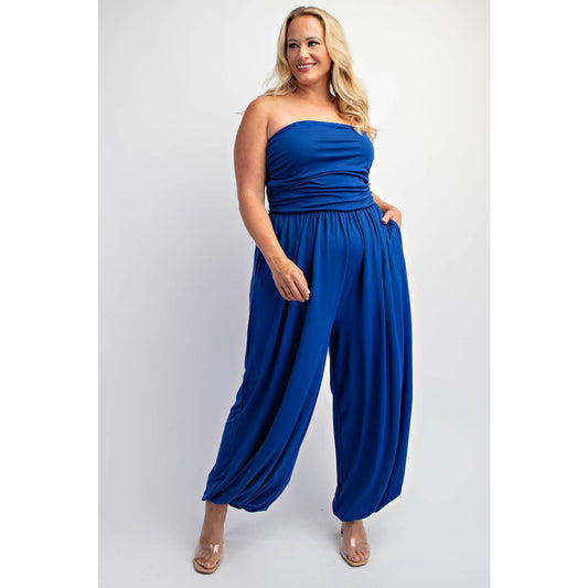 Royalty Soft Knit Strapless Jumpsuit
