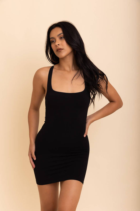 Seamless Bodycon Mini Slip Dress