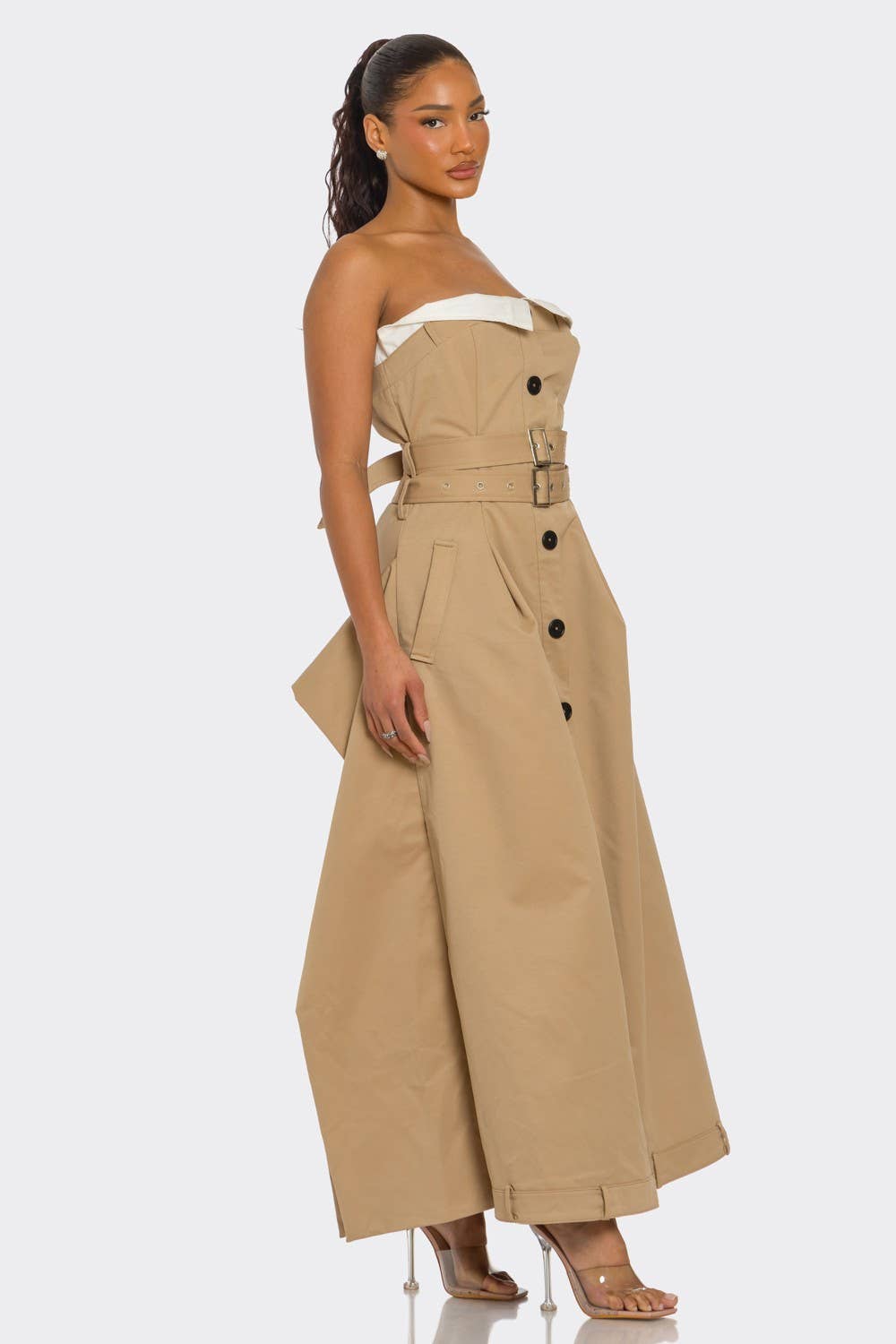 Chantel Trench Maxi Dress