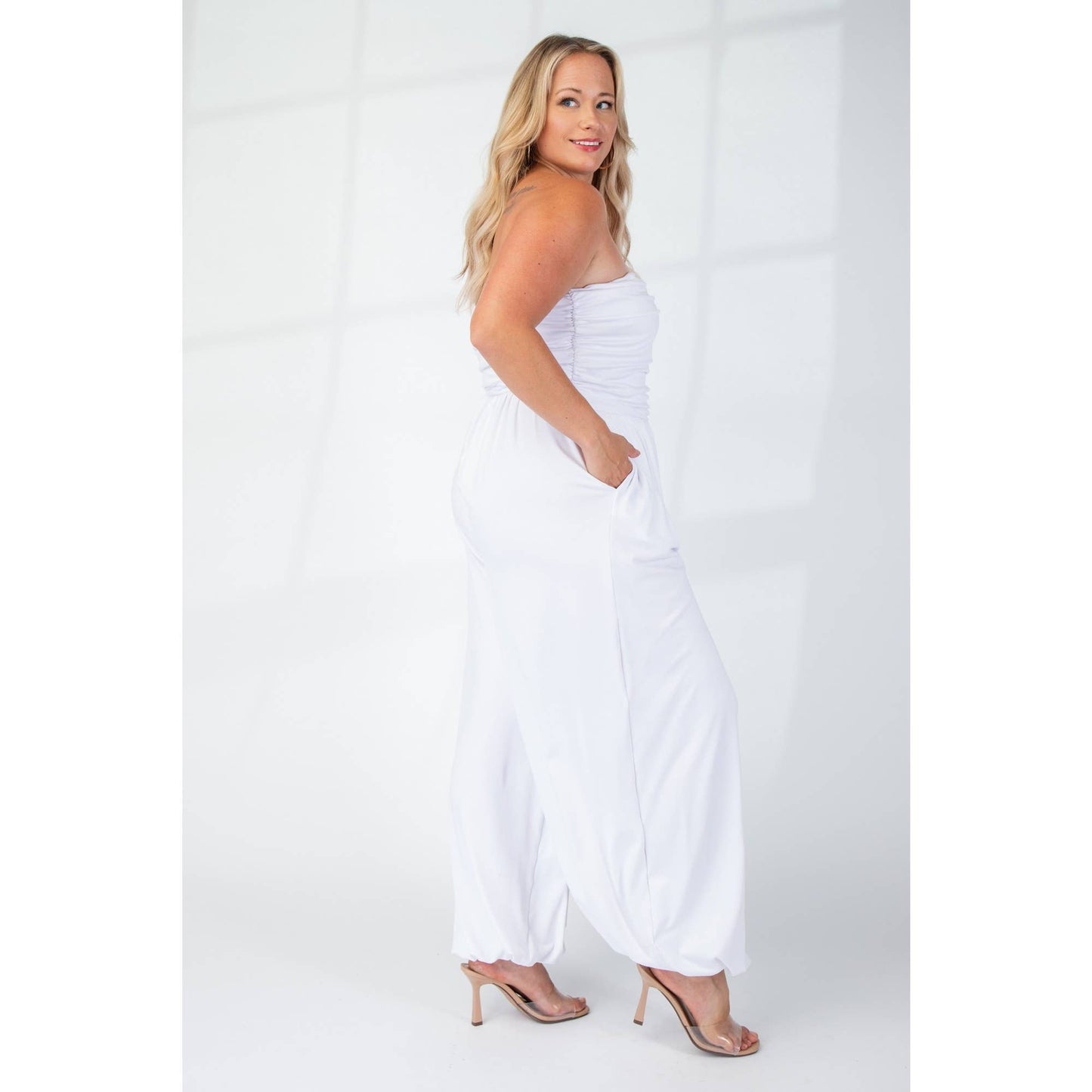 Royalty Soft Knit Strapless Jumpsuit