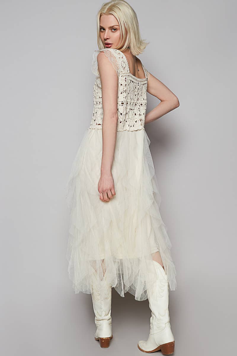 Crochet Mesh Dress