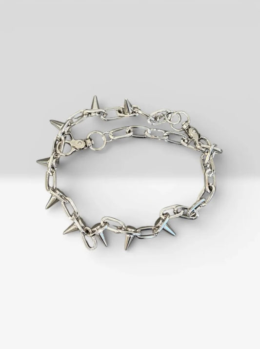 Gemini Spurs - Spiked / Silver Tone / Wrap / Boot Belts