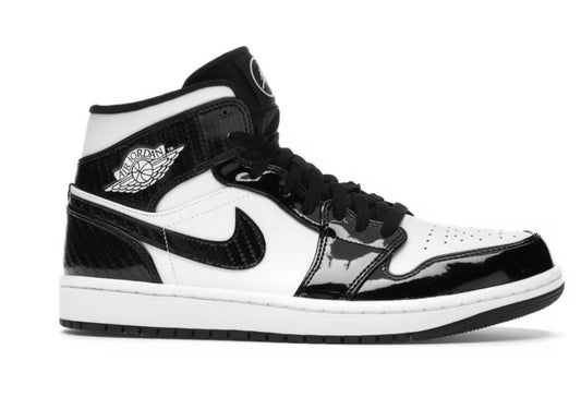 Jordan 1 Mid Carbon Fiber All Star Black/White