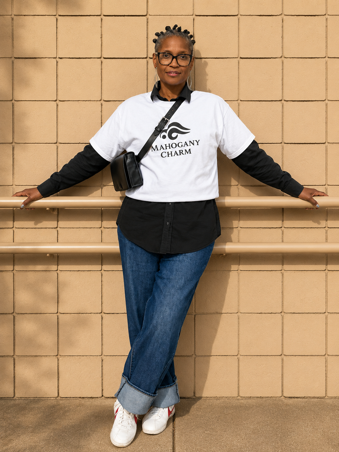 Mahogany Charm Logo Tee Unisex