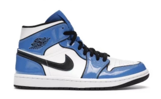 Air Jordan 1 Mid Signal Blue