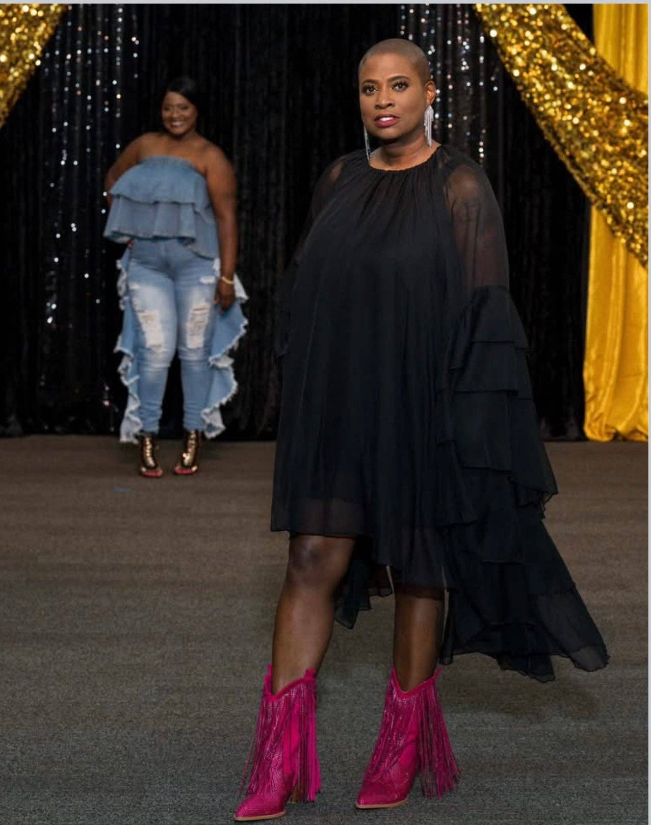 Free Spirit Sheer Flowy Dress