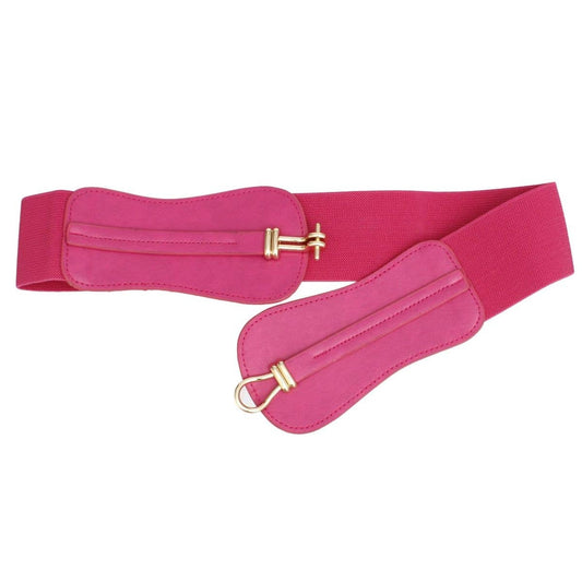 Ashley Belt ColorPop Fuchsia Cinch Toggle Stretch Belt