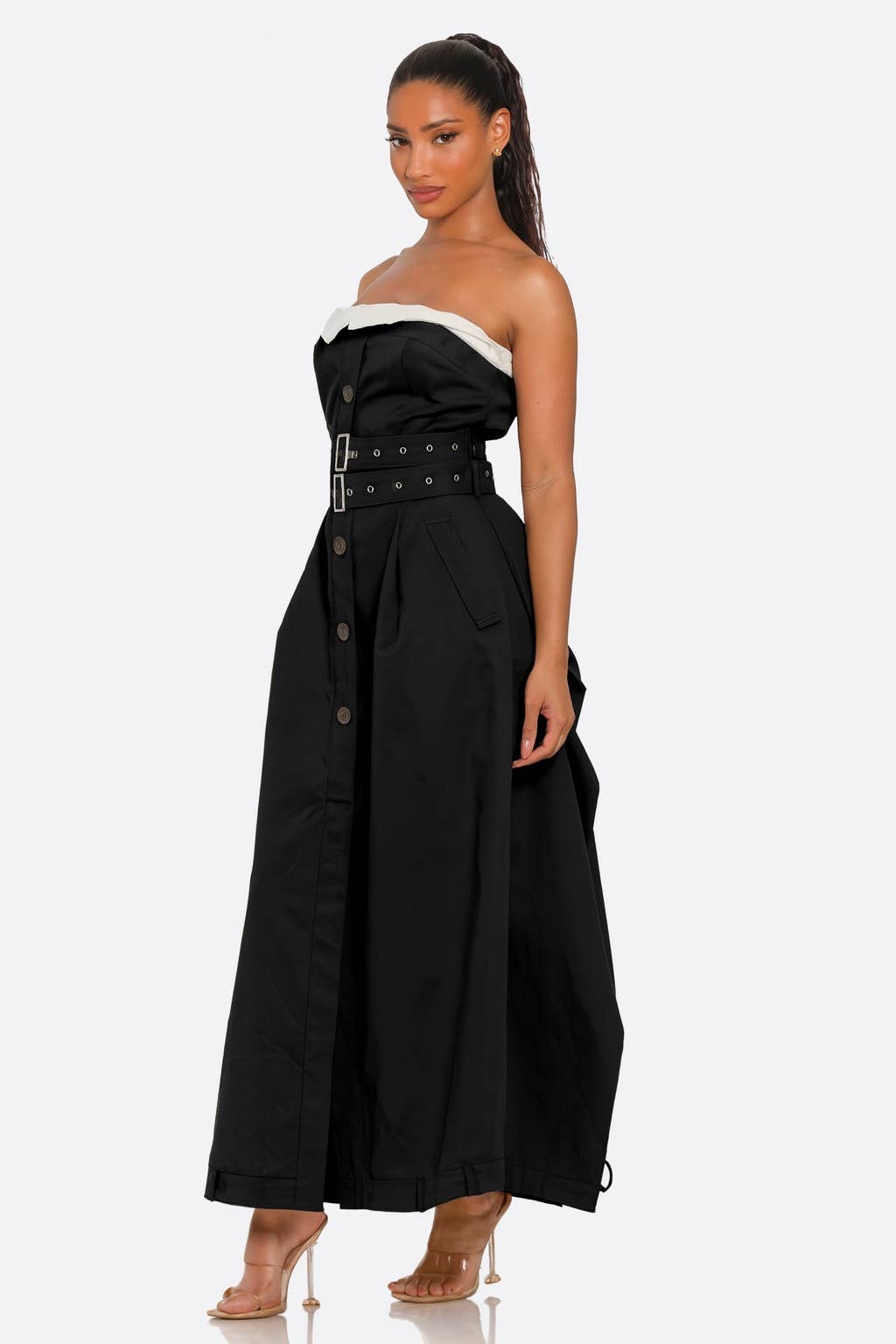 PLUS SIZE Chantel Reinvented Trench Maxi Dress
