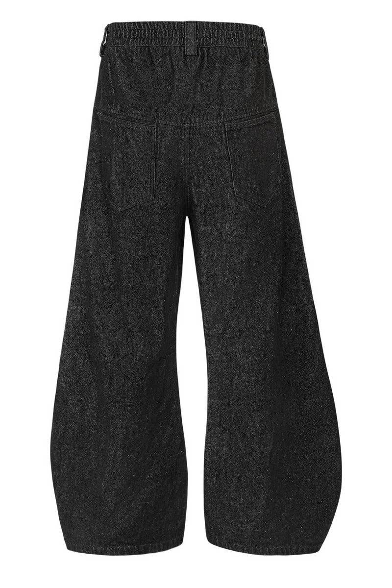 Distressed Blade Baggy Jeans