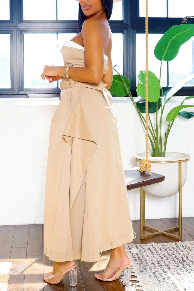 Chantel Trench Maxi Dress